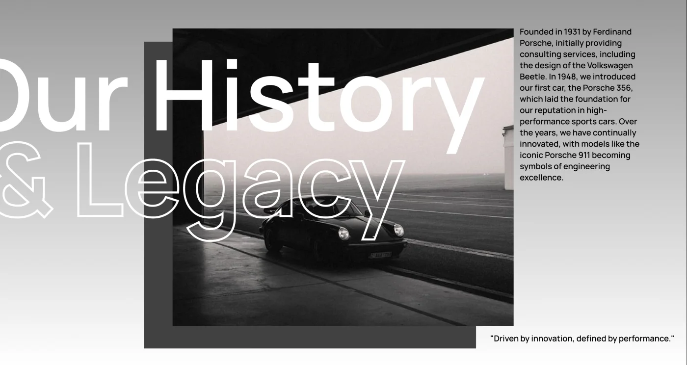 Porsche — history