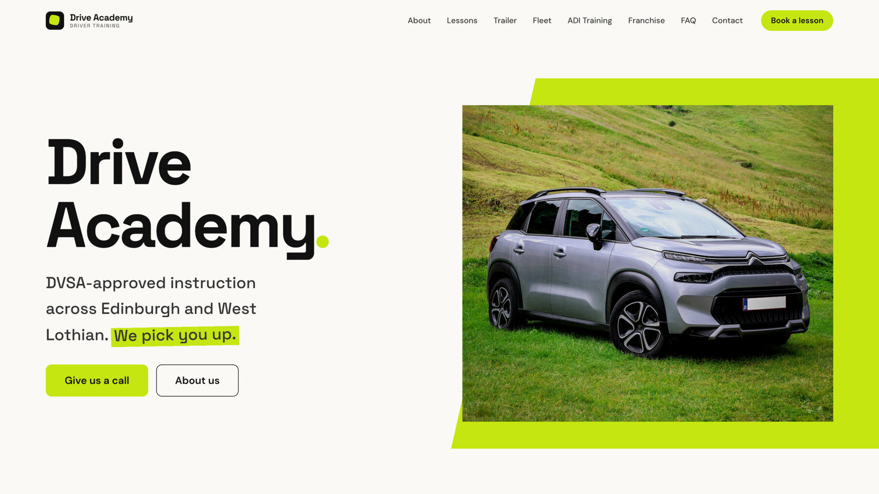 Drive Academy, hero