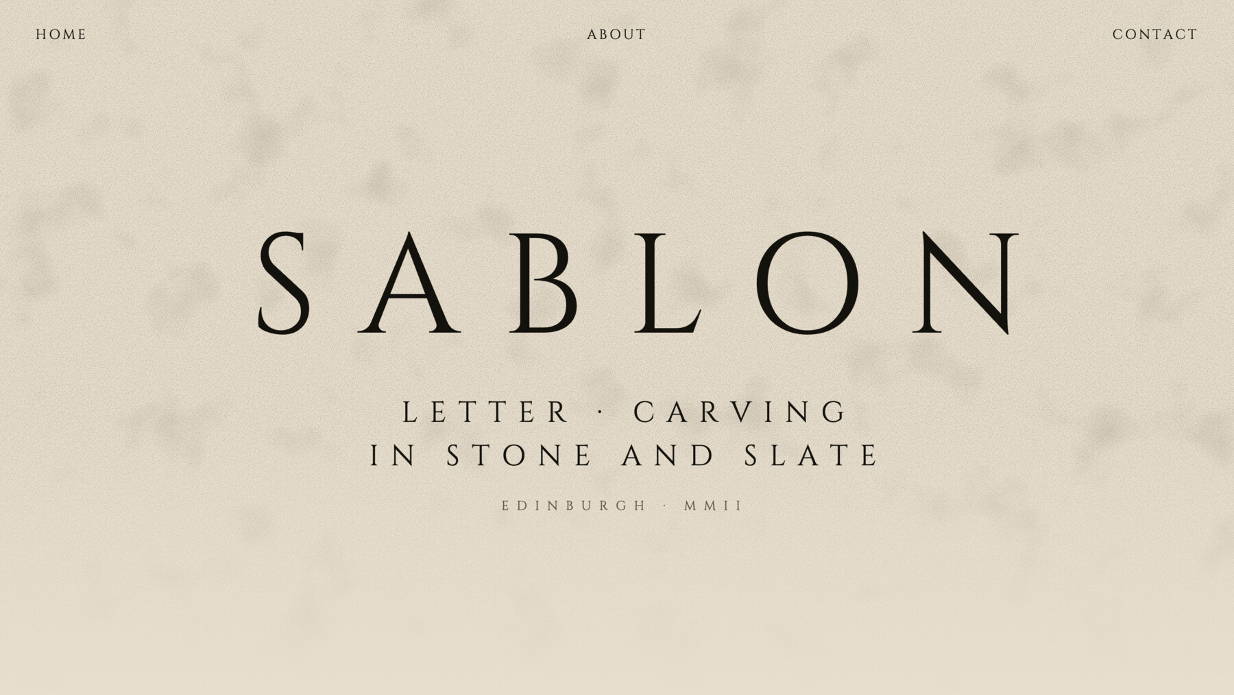 Sablon, homepage